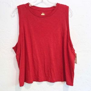 Daily Practice by Anthropologie Sleeveless T-Shirt, Great Summer Top, Sz XL, NWT